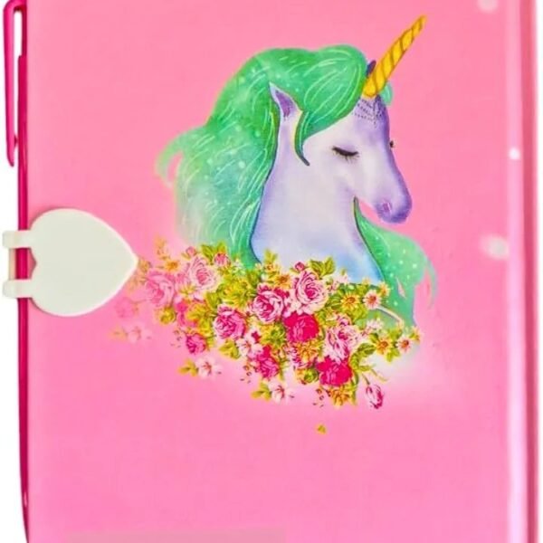 GOLD LEAF Unicorn-Themed Secret Diary – Sequin Unicorn Notebook