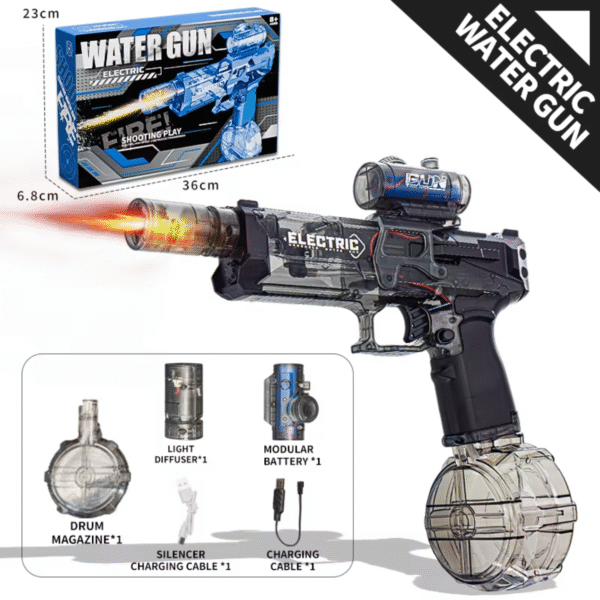 electronic water gun speedly lighting