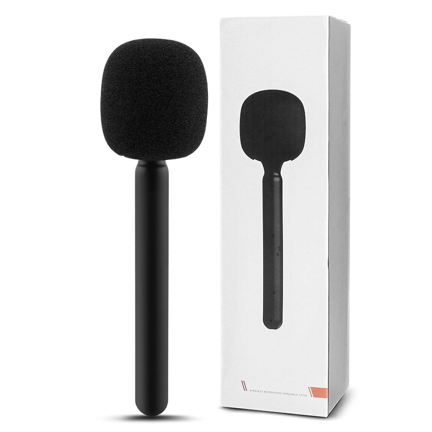 2026/03/1000057873.jpg Plastic Interview Mic Handle Stick (Only Handle, No Mic Included) |