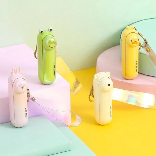 Mini Portable Battery Operated Fan with Keychain