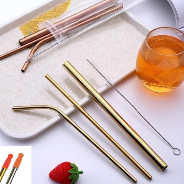 Stainless steel Drinking straw (Reusable)