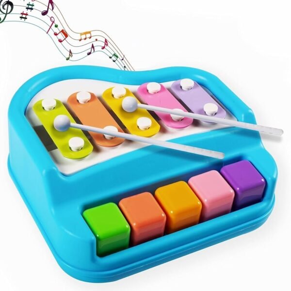 Xylophone - 5 Key for Kids - Educational Musical Toy with Mallets