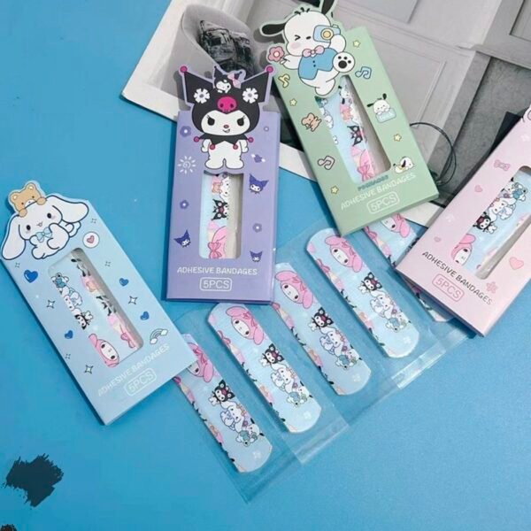 miniso sanrio kawaii Bandagea 5 pic set..