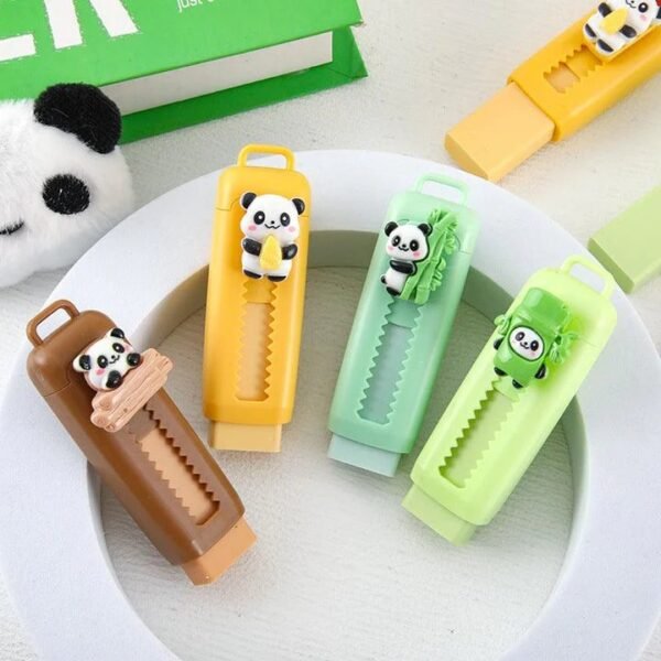 Panda Push Blade Eraser