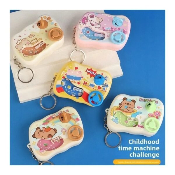 Lucky Kitty Spin Keychain