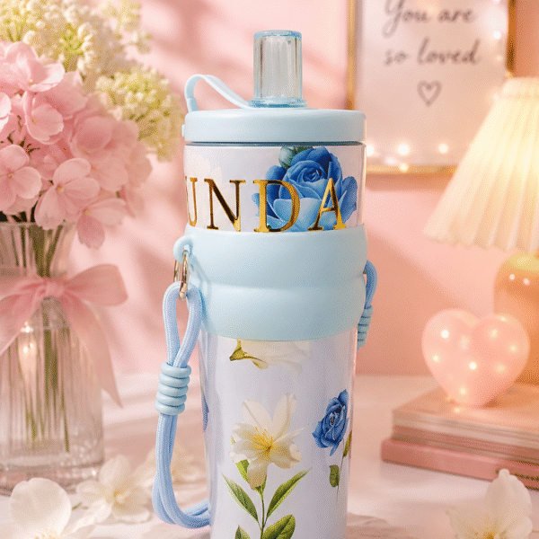 Floral Print Sipper